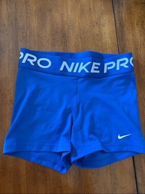 Nike Pro Royal Blue Pro Compression Shorts